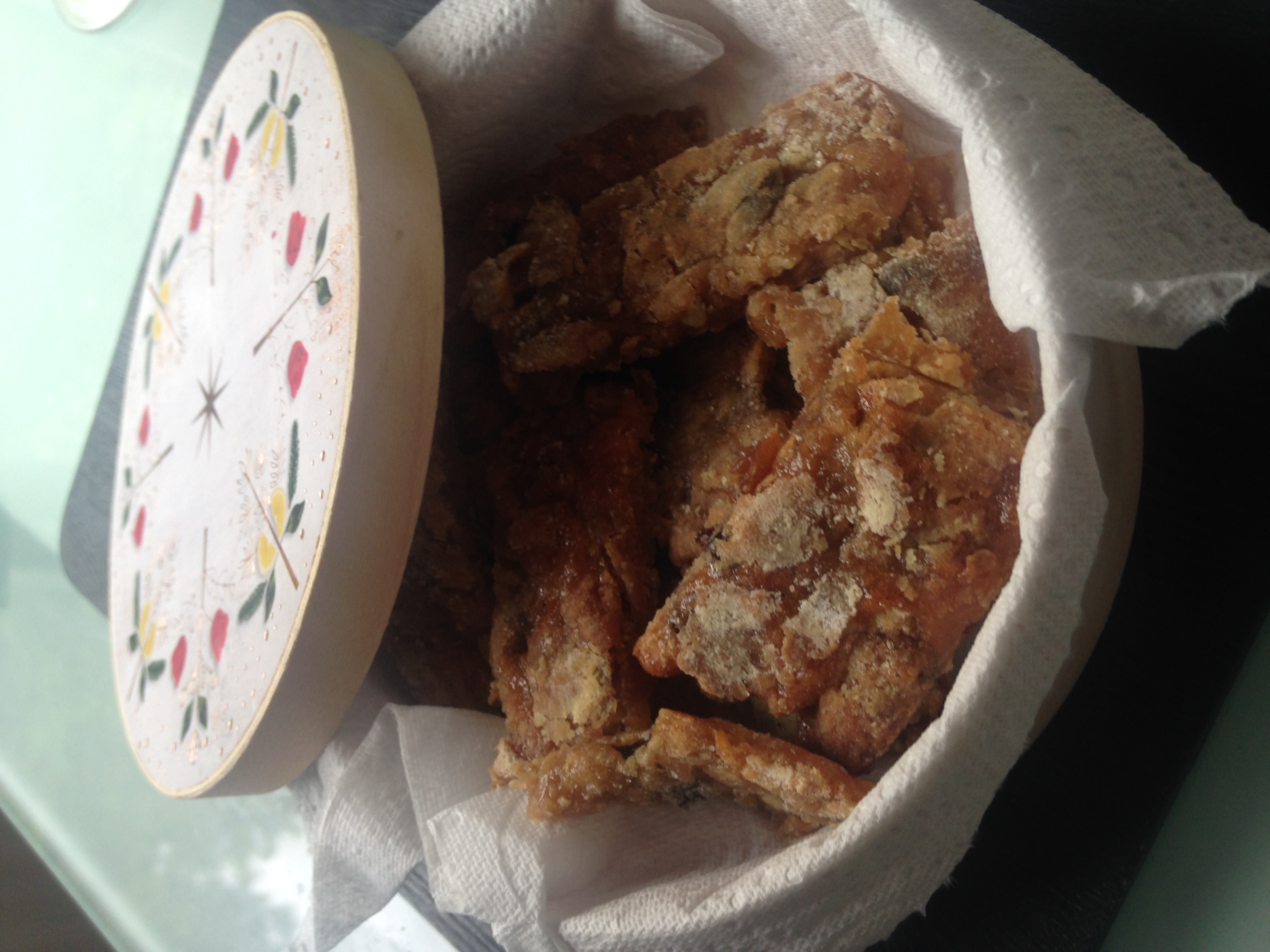 Home made ginger nut cookies 