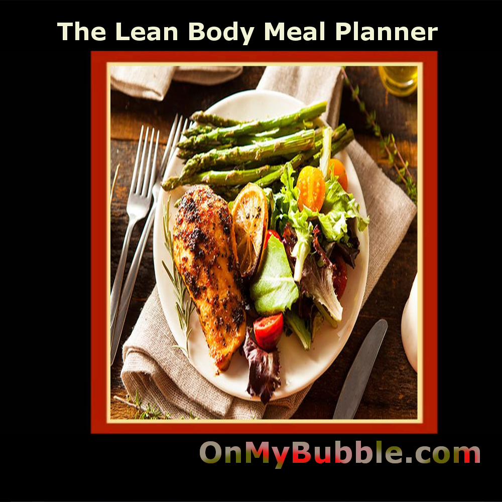  This meal planner includes a detailed booklet covering the information you need to know to unlock a super fit body. Diet is the natural compliment to exercise and you need to combine your nutrient intake in the correct proportions to obtain optimal benefi 