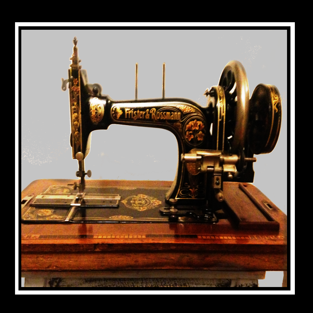  Stunning Vintage Sewing Machine probably predates the first world war and elevated the Singer to a new level of excellence. Although it is in Perfect Working Condition we believe it makes a magnificent ornament or interior designer piece.   