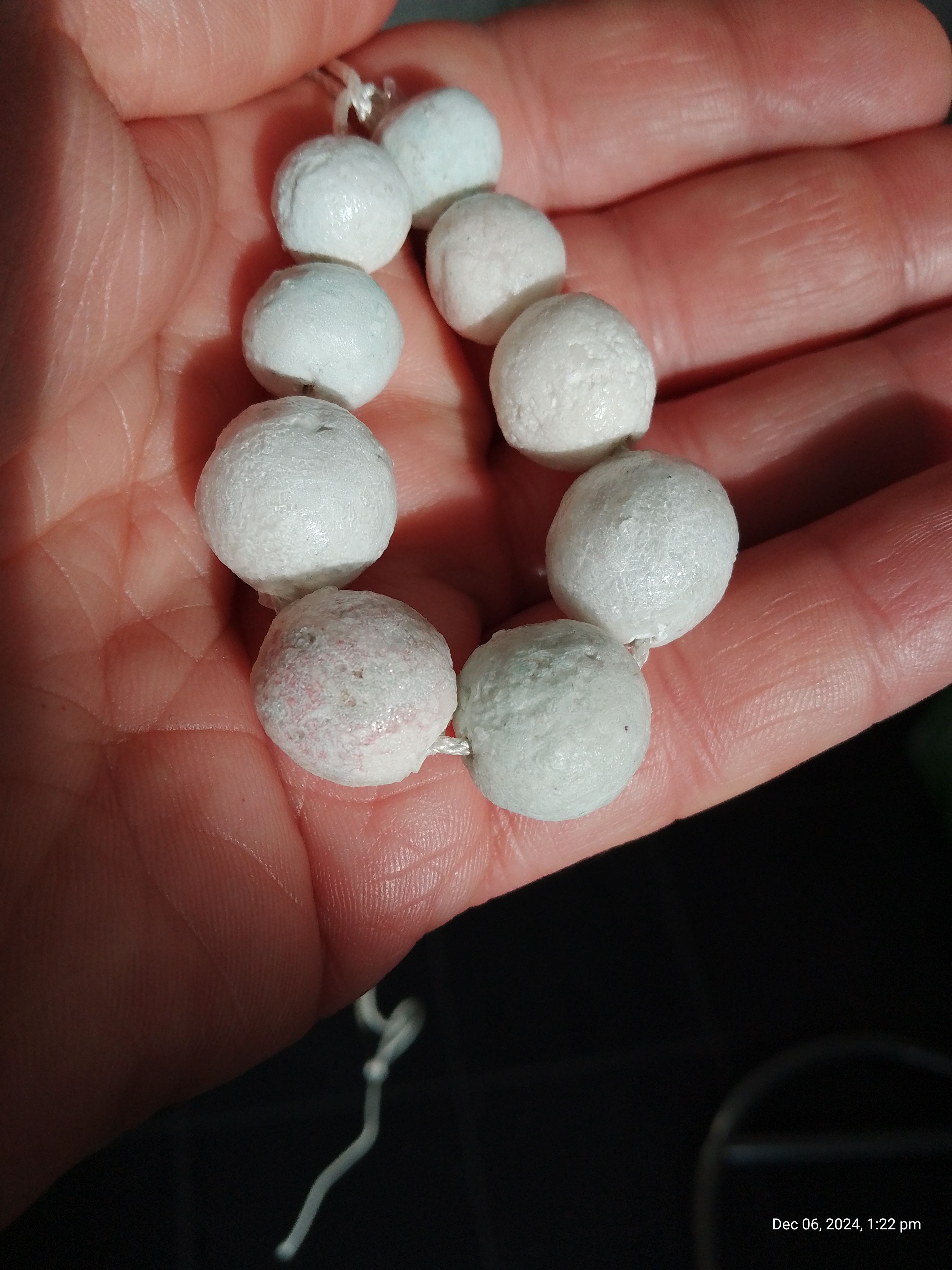 Natural Eggshell Pearls 
