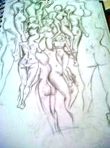 Nude Bathers On La Franqui Beach Resort South Of France