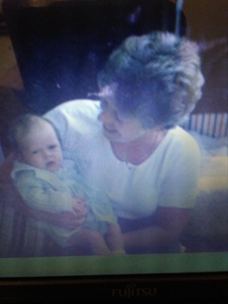 Grandmother and granddaughter